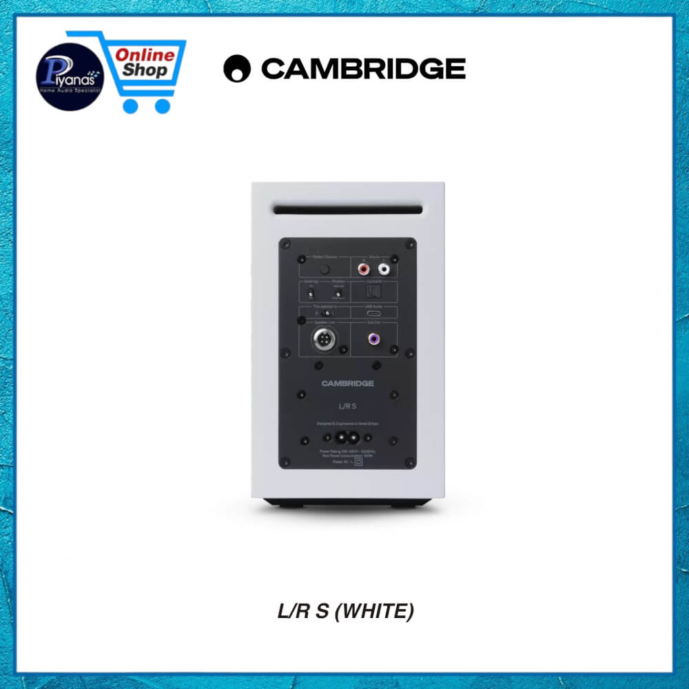 ลำโพงบลูทูธไร้สาย CAMBRIDGE AUDIO : L/R S (WHITE)_4